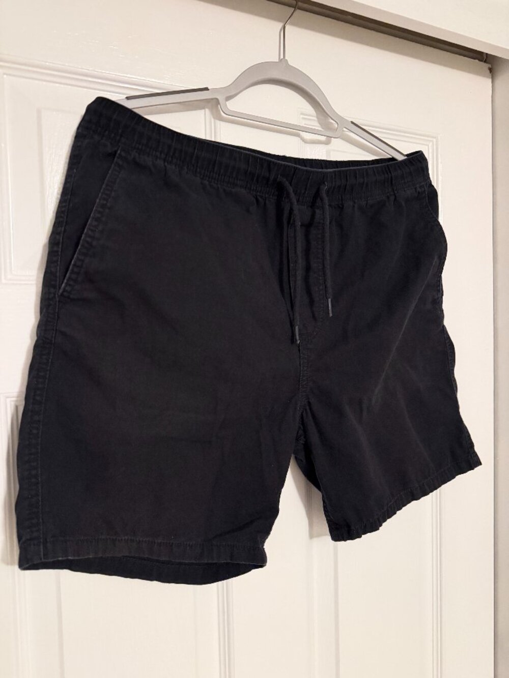 H&M Black Drawstring Shorts Men's 100% Cotton (M)